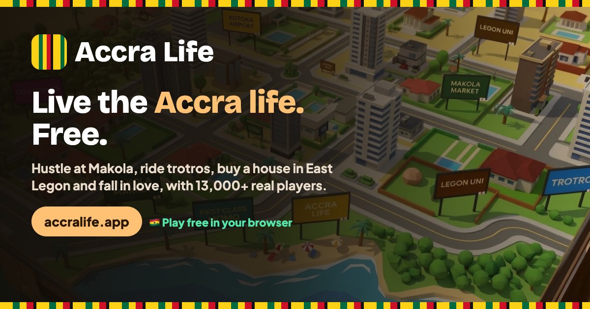 The painted city of Accra in Accra Life, with Makola Market, the airport and Labadi Beach